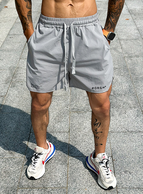 ORGN夏季运动速干短裤男户外跑步篮球训练四分裤轻薄透气健身裤子