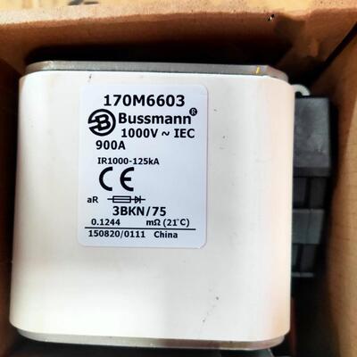 议价熔断器|Bussmann_170M6603_FUSE1000V/900AaR3B(全新原包装