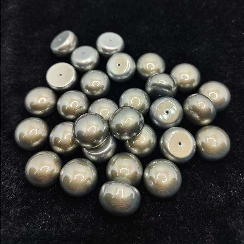 仿贝面包珠灰色仿珍珠diy饰品配件鞋服辅料高档纽扣材料发饰耳环,饰品/流行首饰/时尚饰品新,其他DIY饰品配件,淘宝优惠券,粉丝福利购,淘宝优惠卷