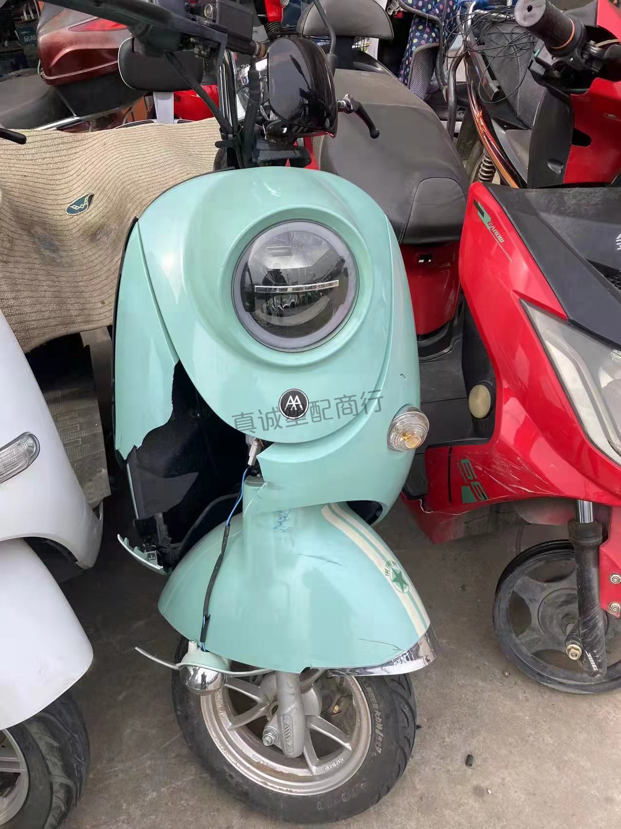 爱玛Q500电动车外壳版小龟前围