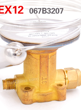 丹佛斯/Danfoss热力膨胀阀TE5-55感温元件R22冷媒TEX 12-067B3207