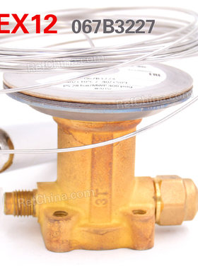 丹佛斯/Danfoss热力膨胀阀TE5-55感温元件R22冷媒TEX 12-067B3227