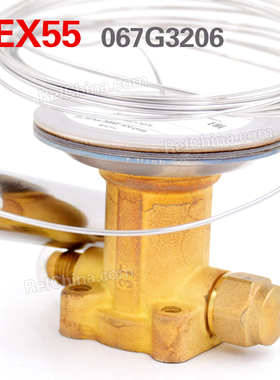 丹佛斯/Danfoss热力膨胀阀TE5-55感温元件R22冷媒TEX55-067G3206