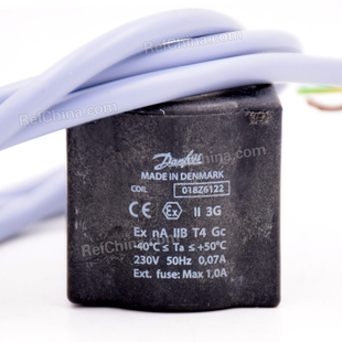 丹佛斯防爆电磁线圈018Z6122空调冷库BV230A  AC电缆230 V 50HZ