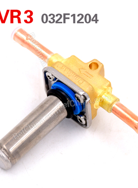 丹佛斯EVR3电磁阀032F1204常闭焊接口3/8中央空调冷冻柜机组船用