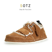 SOTZ韩系丑萌鞋 皮毛一体 冬季 女真皮雪地靴男小众丑鞋 一脚蹬宽楦鞋