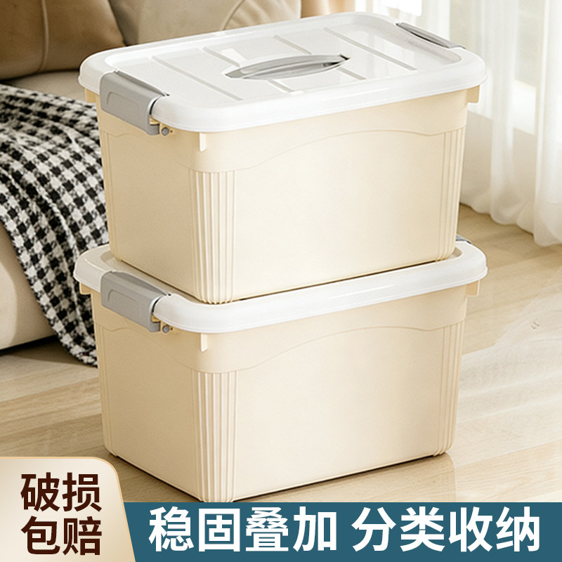 收纳箱塑料特大号小号储物箱加厚衣服玩具收纳盒车载家用整理箱子图片
