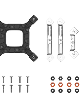 九州风神 玄冰400V5 大霜塔V5 PRO 双塔散热器 英特尔AMD扣具支架