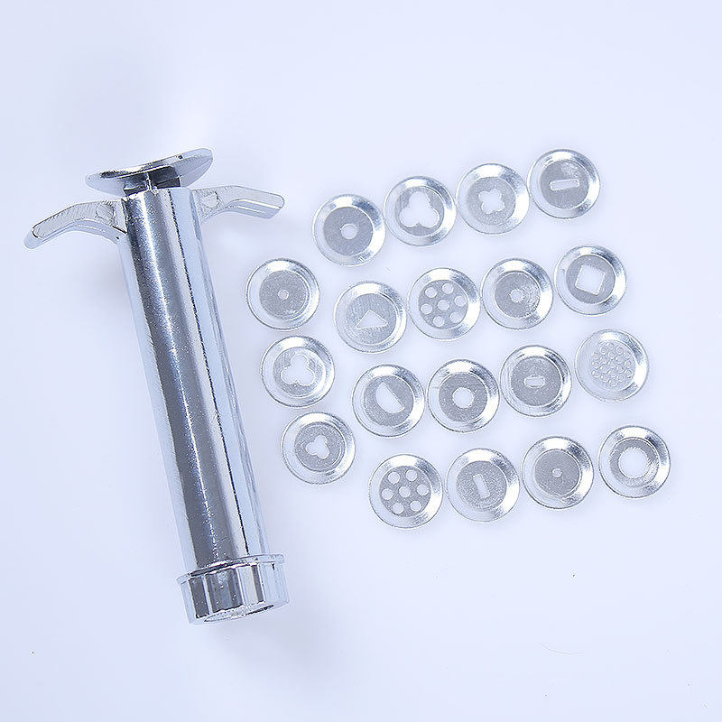 儿童简装挤压式挤泥器 19孔泥枪陶艺陶泥泥塑工具 裱花器具
