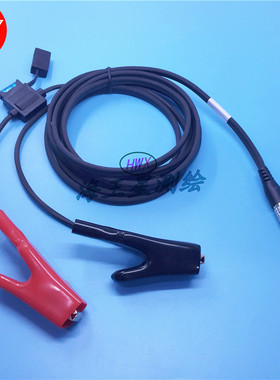 徕卡GR30  GR50参考站接收机电源线GEV242D 蓄电池连接线5针接口