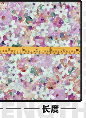 【C-3743】薄款印花布料 纯棉材质 服装缝纫面料 宽度142厘米