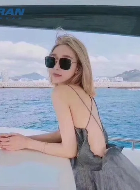 太阳镜男女太阳眼镜2025新款网红金属方形同款时尚复古墨镜韩版