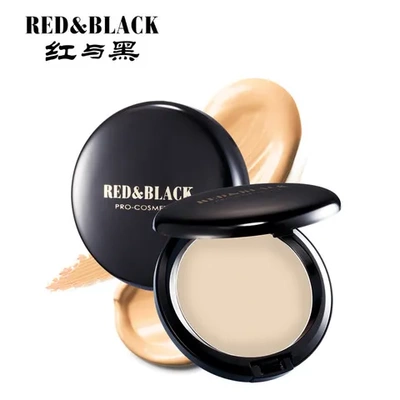 粉底膏遮瑕痘印粉底霜滋润红与黑遮瑕膏透隔离丝光均衡底妆薄雀斑