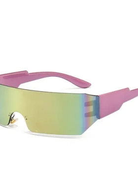 女户外运动新款太阳镜未来风连体防紫外线uv400墨镜男