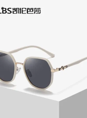 眼镜偏光撘大框街拍女时尚TR潮超轻墨镜显瘦遮脸太阳镜