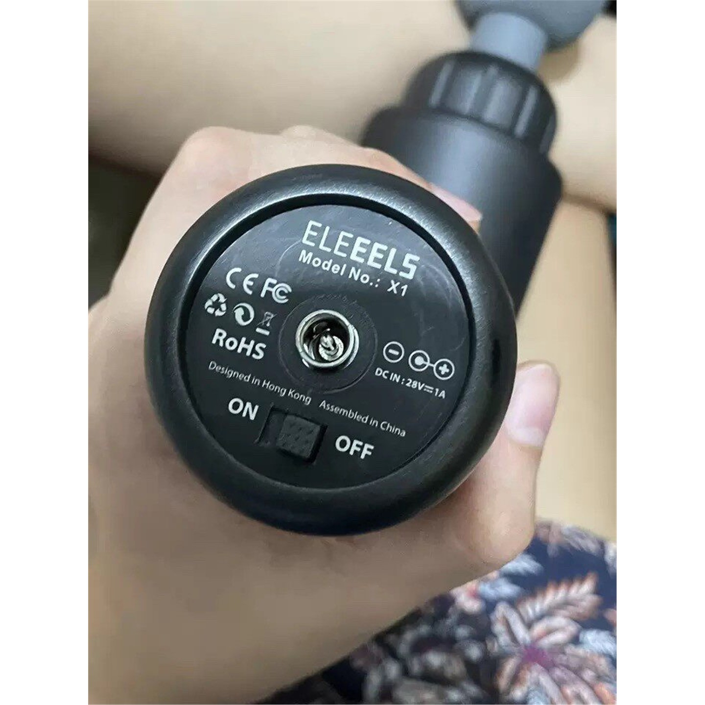 ELEEELS X1筋膜枪充电器28V1A 按摩器电源线24V1A 通用深筋膜仪配
