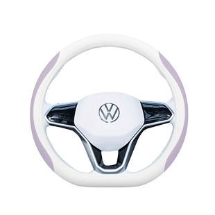 适用大众ID3朗逸新锐ID4X迈腾速腾polo途观L方向盘套汽车纳帕真皮