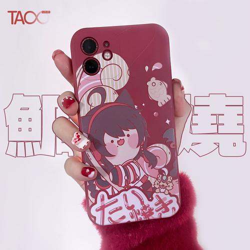 乐正绫手机壳桃汁原创可定制
