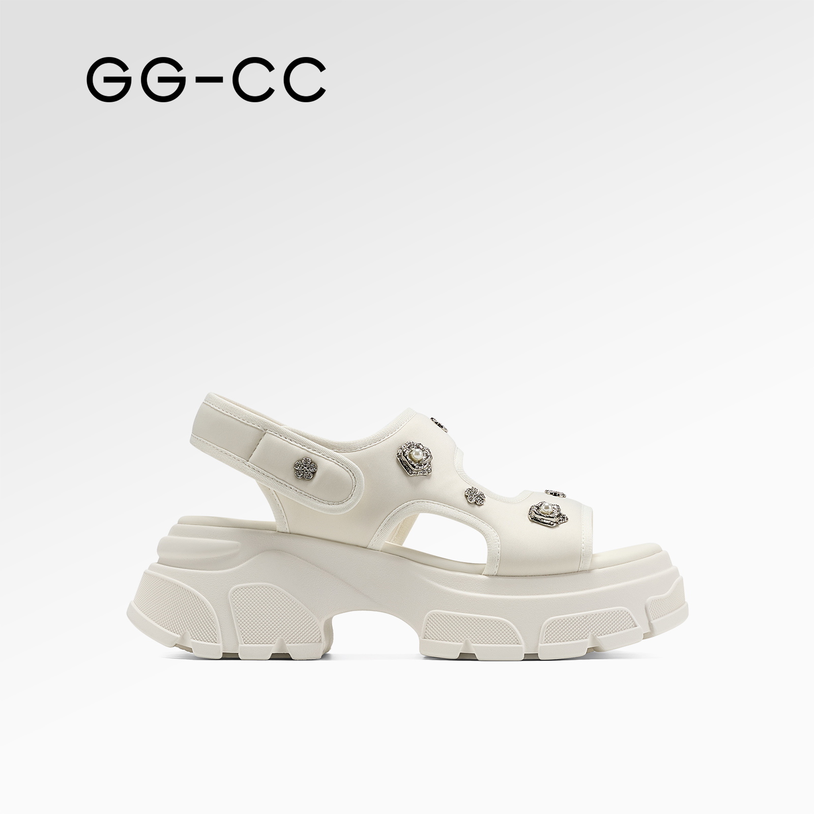 潮流厚底钻饰老爹鞋摩登酷雅