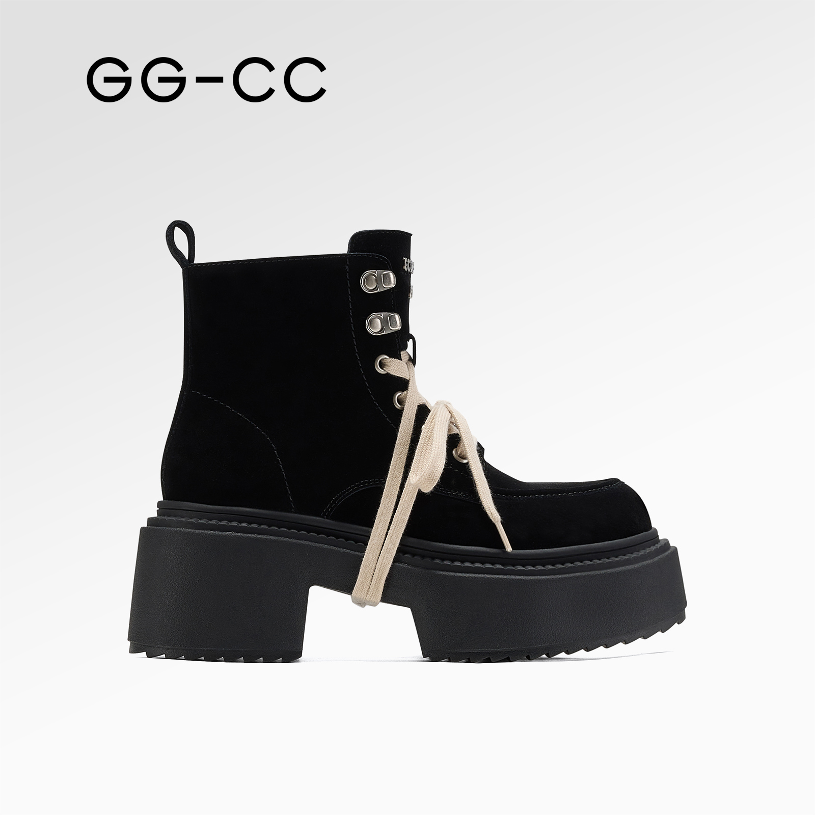 GGCC美式复古不羁西部马丁靴