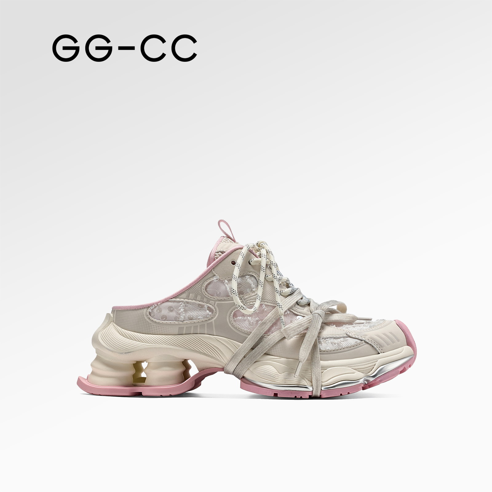 GGCC时尚潮流半拖老爹鞋