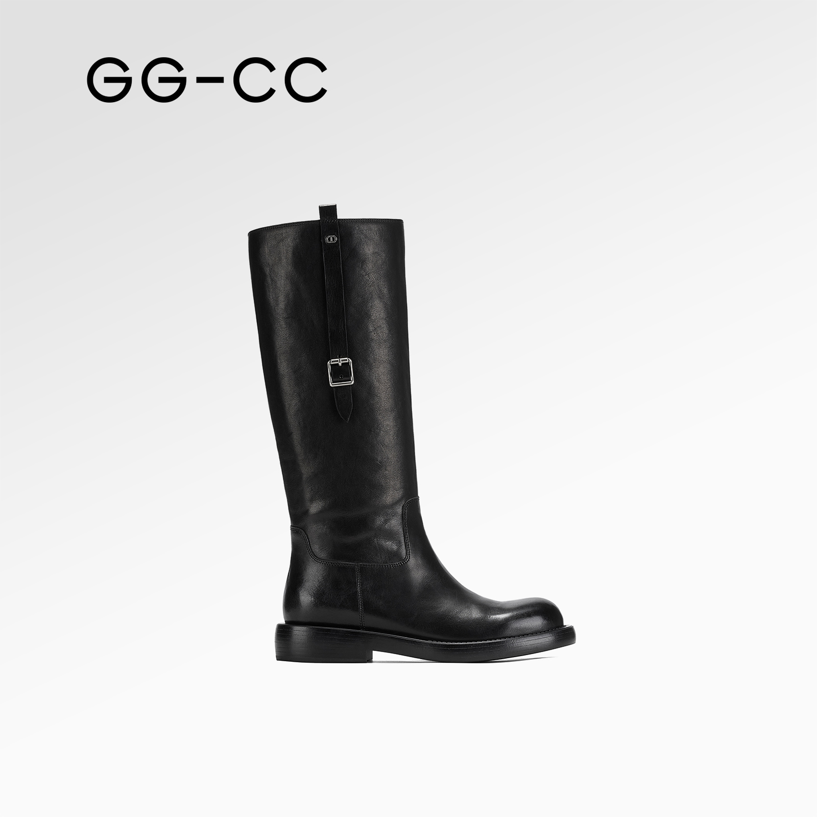 GGCC复古骑士靴西部牛仔长靴