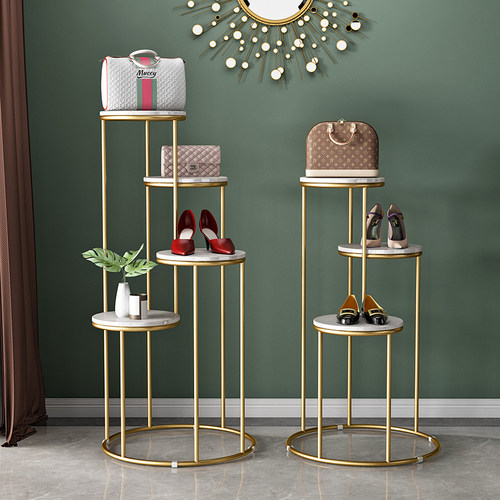 橱窗展示架鞋包包装饰中岛展示台