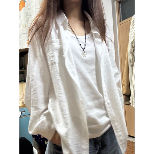 【无忧试穿】轻薄防晒长袖衬衫