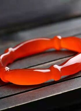 玉镯竹节冰种复古个性