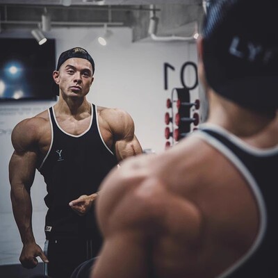 工字型运动背心男显肌肉