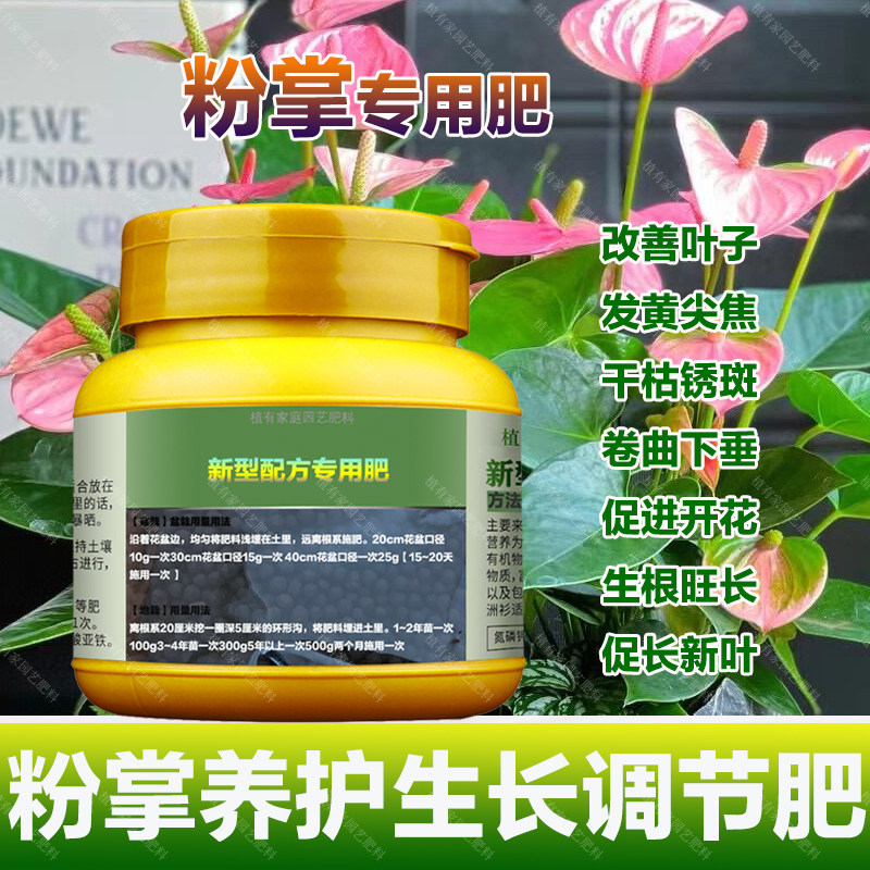 粉掌专用肥料室内盆栽营养液开花肥水培土培有机肥颗粒水溶化肥料