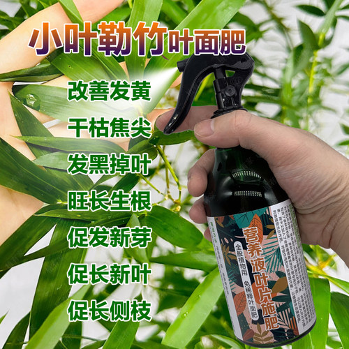 小叶簕竹肥料养殖种植生桩花盆景竹子专用土营养液喷剂叶面肥肥料