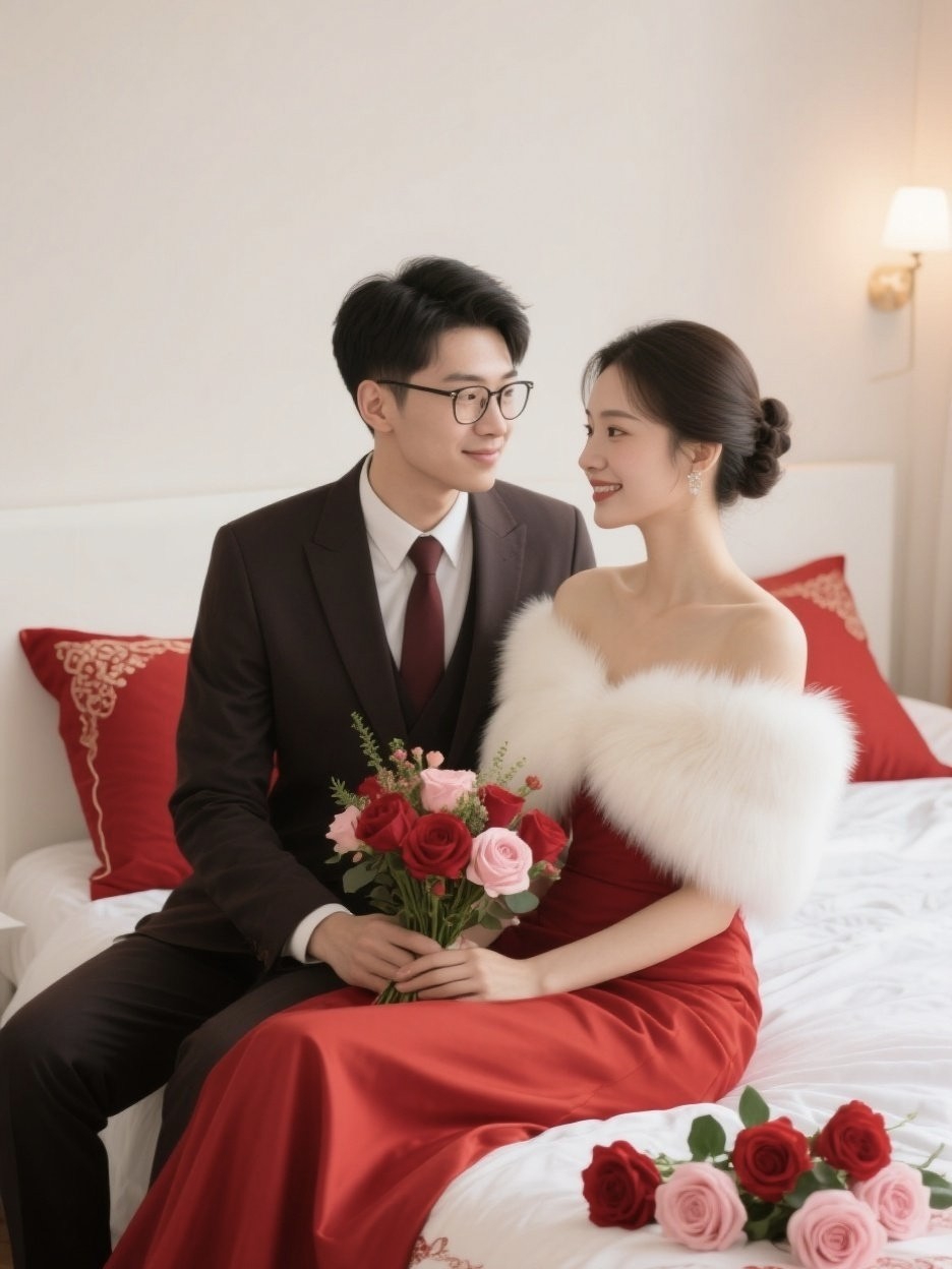 2025婚纱披肩冬季新款高档皮草结婚新娘礼服秀和服外搭斗篷披风厚