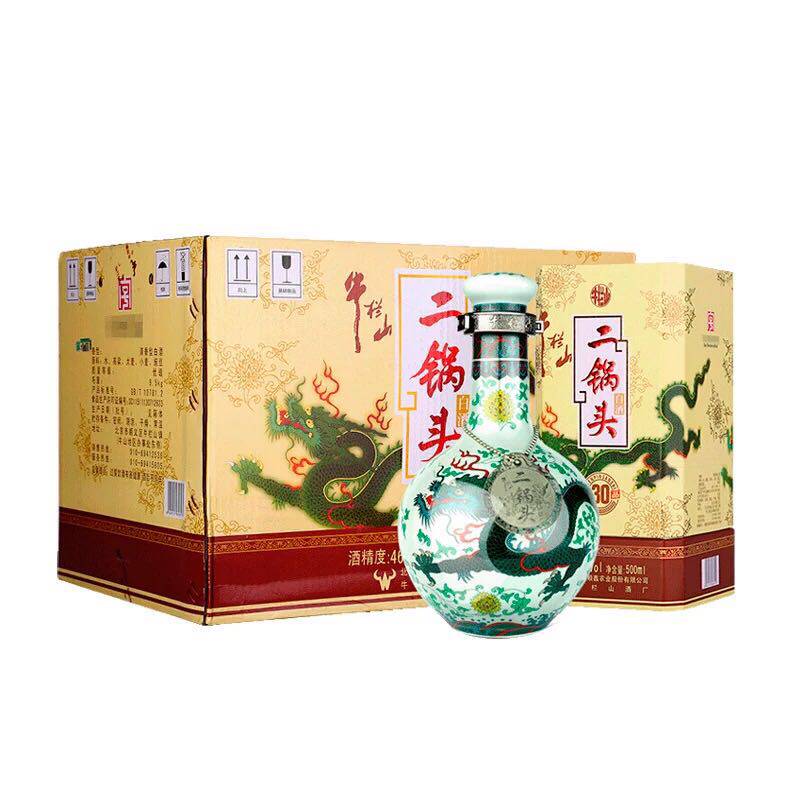 牛栏山二锅头珍品30年46度牛栏山青龙500mlx6清香型白酒