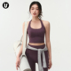 新款 运动内衣女带胸垫挂脖美背健身文胸防震聚拢跑步训练瑜伽背心