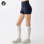 紧身速干透气瑜伽服骑行跑步普拉提训练健身三分裤 运动短裤 女新款