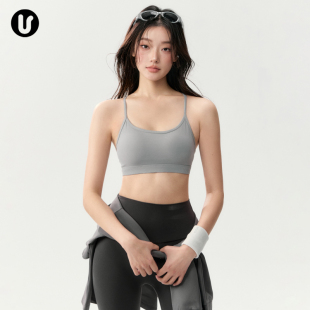 运动内衣女新款 带胸垫美背瑜伽服背心防震跑步普拉提健身文胸吊带