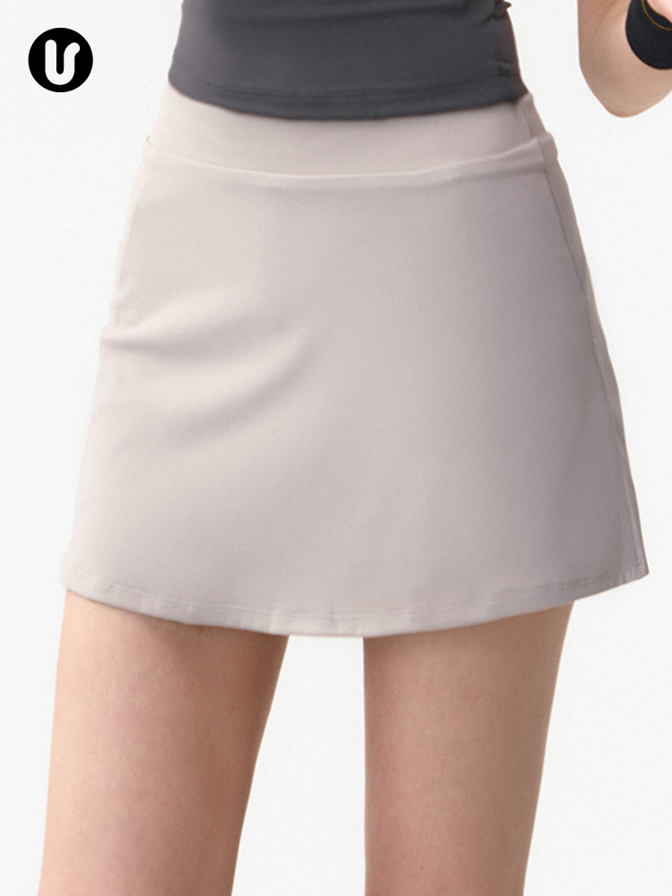 Sports Short Skirt for Women, Quick-Drying Yoga Skirt, Pilates, Badminton, Tennis, Running, Fitness Clothing, Top and Pants Set