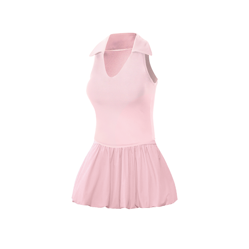 Hazy Pink Vest + Hazy Pink Skirt[10 Yuan Off for the Set]
