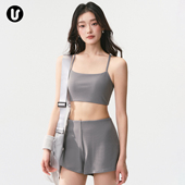 运动文胸女新款 美背防震训练瑜伽内衣户外跑步普拉提健身背心吊带