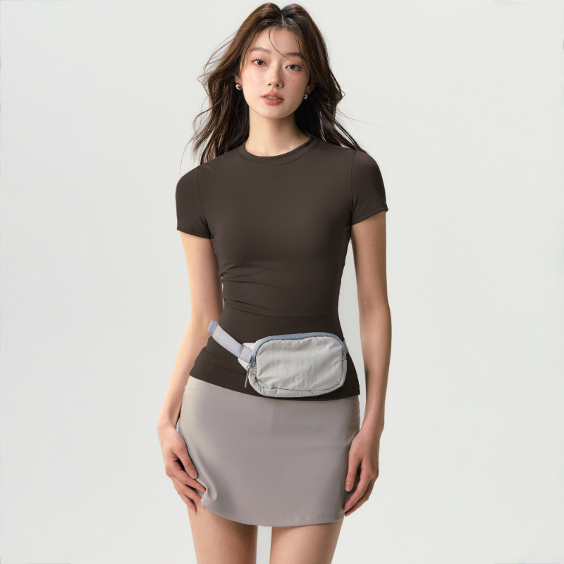 黑咖啡短袖+月岩灰短裙 【套装立减10元】 黑咖啡短袖+月岩灰短裙 【套装立减10元】