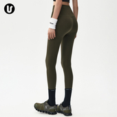 瑜伽裤 绿色 套装 女跑步提臀运动长裤 子外穿普拉提训练服紧身健身裤
