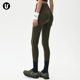 套装 子外穿普拉提训练服紧身健身裤 绿色 女跑步提臀运动长裤 瑜伽裤