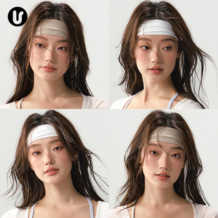 運(yùn)動(dòng)發(fā)帶女速干吸汗止汗瑜伽跑步普拉提健身服網(wǎng)球羽毛球發(fā)箍頭巾