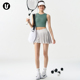 运动网球裙女防走光速干瑜伽半身裙普拉提训练健身羽毛球裤 裙套装
