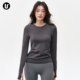 健身T恤 普拉提套装 运动上衣女户外跑步训练速干瑜伽长袖 秋冬修身