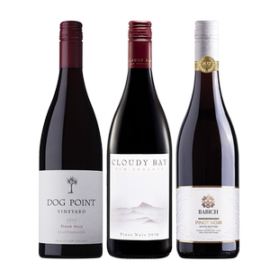 Cloudy Bay云雾之湾 犬之丘 百碧祺黑皮诺干红葡萄酒三支组合装