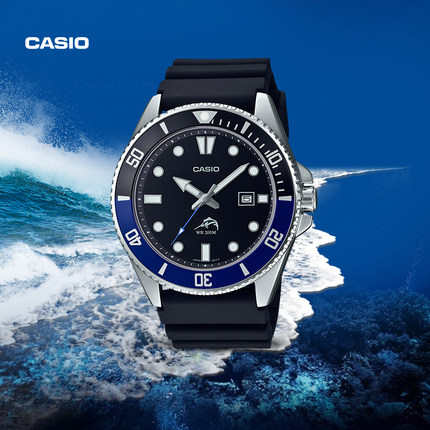 [新品]casio卡西欧手表男女士学生剑鱼MDV-106海外旗舰店官方正品