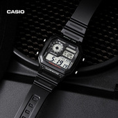 casio卡西欧旗舰店AE 1200WHB学生小方块男女款 电子手表官方