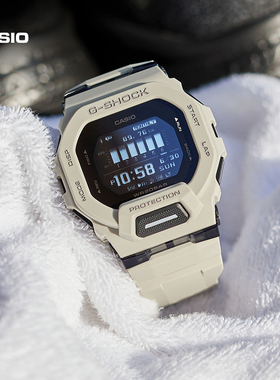 卡西欧旗舰店手表电子男女款小方块GBD-200UU学生初高中gshock